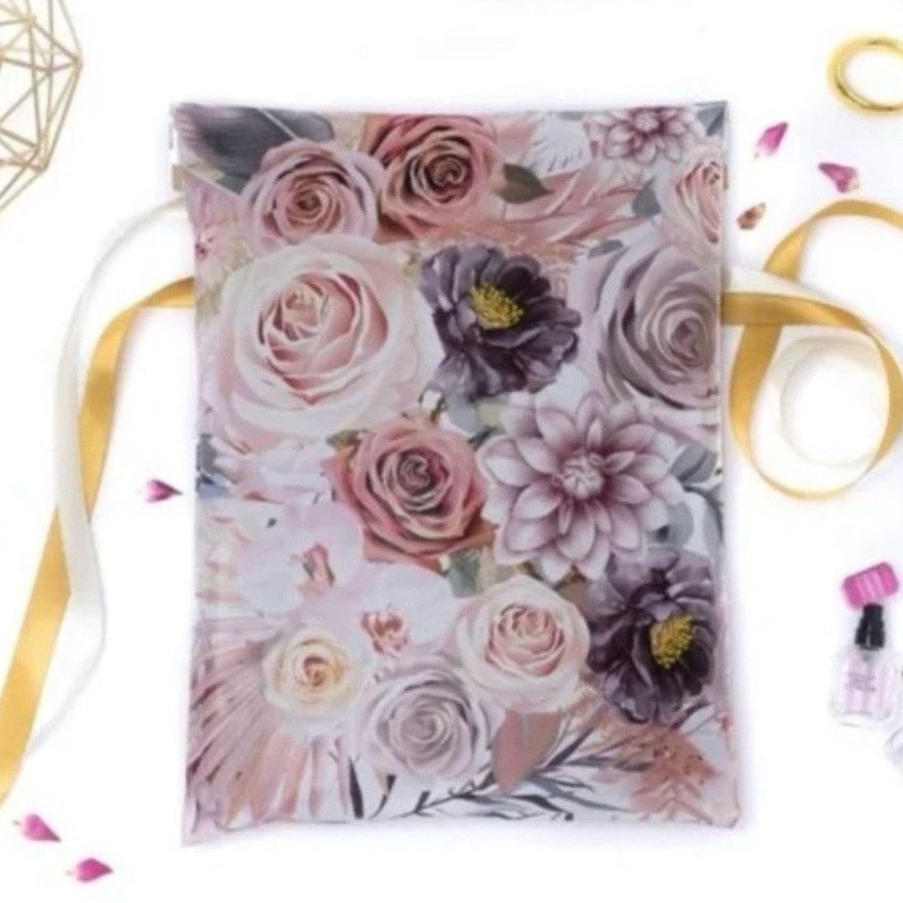 10 Floral Designer Poly Mailers 19x24